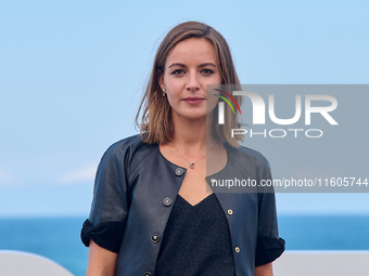 Antonia Desplat attends the photocall of ''Modi, Three Days on the Wing of Madness'' during the 72nd San Sebastian International Film Festiv...