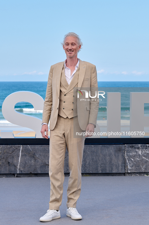 Bruno Gouery attends the Photocall of ''Modi, Three Days on the Wing of Madness'' during the 72nd San Sebastian International Film Festival...