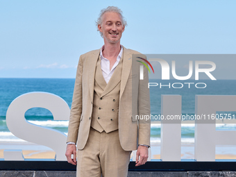 Bruno Gouery attends the Photocall of ''Modi, Three Days on the Wing of Madness'' during the 72nd San Sebastian International Film Festival...