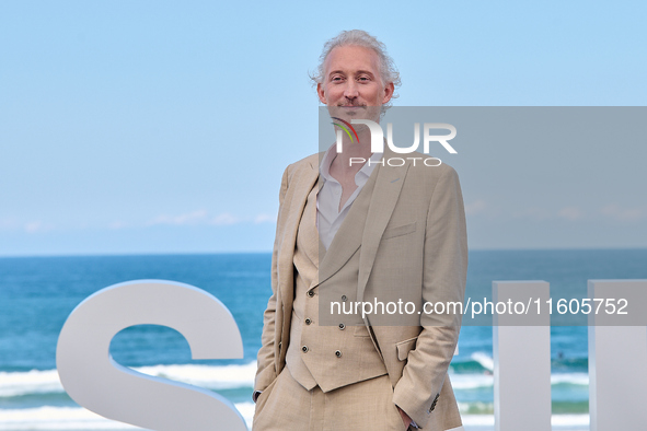 Bruno Gouery attends the Photocall of ''Modi, Three Days on the Wing of Madness'' during the 72nd San Sebastian International Film Festival...