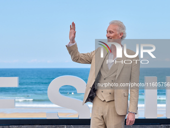 Bruno Gouery attends the Photocall of ''Modi, Three Days on the Wing of Madness'' during the 72nd San Sebastian International Film Festival...