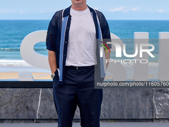 Riccardo Scarmarcio attends the photocall of Modi, Three Days on the Wing of Madness during the 72nd San Sebastian International Film Festiv...