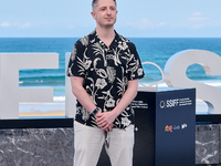 Riccardo Scarmarcio attends the photocall of Modi, Three Days on the Wing of Madness during the 72nd San Sebastian International Film Festiv...