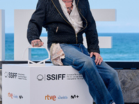 Johnny Depp attends the photocall of ''Modi, Three Days on the Wing of Madness'' during the 72nd San Sebastian International Film Festival i...