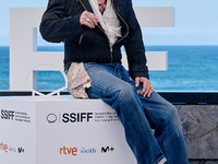 Johnny Depp attends the photocall of ''Modi, Three Days on the Wing of Madness'' during the 72nd San Sebastian International Film Festival i...