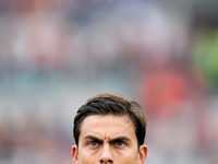 Paulo Dybala of AS Roma looks on during the Serie A Enilive match between AS Roma and Udinese Calcio at Stadio Olimpico on September 22, 202...