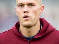 Artem Dovbyk of AS Roma looks on during the Serie A Enilive match between AS Roma and Udinese Calcio at Stadio Olimpico on September 22, 202...