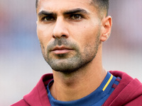 Zeki Celik of AS Roma looks on during the Serie A Enilive match between AS Roma and Udinese Calcio at Stadio Olimpico on September 22, 2024...