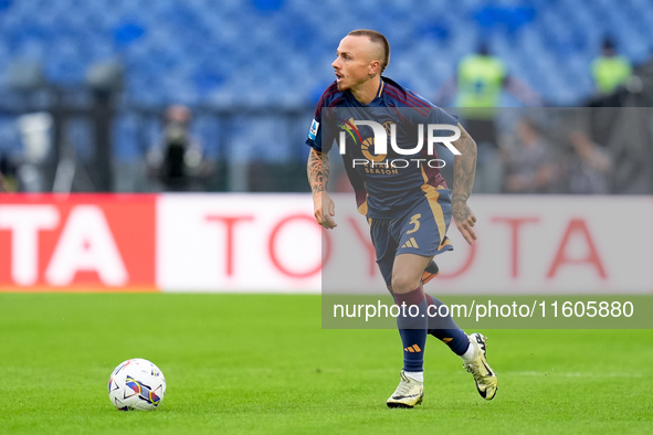 Angelino of AS Roma during the Serie A Enilive match between AS Roma and Udinese Calcio at Stadio Olimpico on September 22, 2024 in Rome, It...