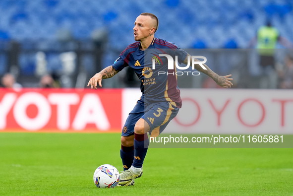 Angelino of AS Roma during the Serie A Enilive match between AS Roma and Udinese Calcio at Stadio Olimpico on September 22, 2024 in Rome, It...