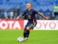 Angelino of AS Roma during the Serie A Enilive match between AS Roma and Udinese Calcio at Stadio Olimpico on September 22, 2024 in Rome, It...