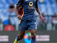 Evan Ndicka of AS Roma during the Serie A Enilive match between AS Roma and Udinese Calcio at Stadio Olimpico on September 22, 2024 in Rome,...