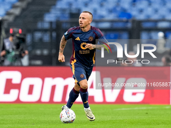 Angelino of AS Roma during the Serie A Enilive match between AS Roma and Udinese Calcio at Stadio Olimpico on September 22, 2024 in Rome, It...