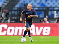 Angelino of AS Roma during the Serie A Enilive match between AS Roma and Udinese Calcio at Stadio Olimpico on September 22, 2024 in Rome, It...