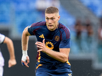 Artem Dovbyk of AS Roma during the Serie A Enilive match between AS Roma and Udinese Calcio at Stadio Olimpico on September 22, 2024 in Rome...