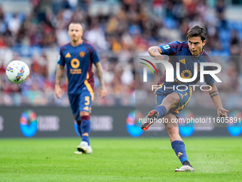 Paulo Dybala of AS Roma during the Serie A Enilive match between AS Roma and Udinese Calcio at Stadio Olimpico on September 22, 2024 in Rome...