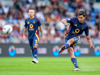 Paulo Dybala of AS Roma during the Serie A Enilive match between AS Roma and Udinese Calcio at Stadio Olimpico on September 22, 2024 in Rome...