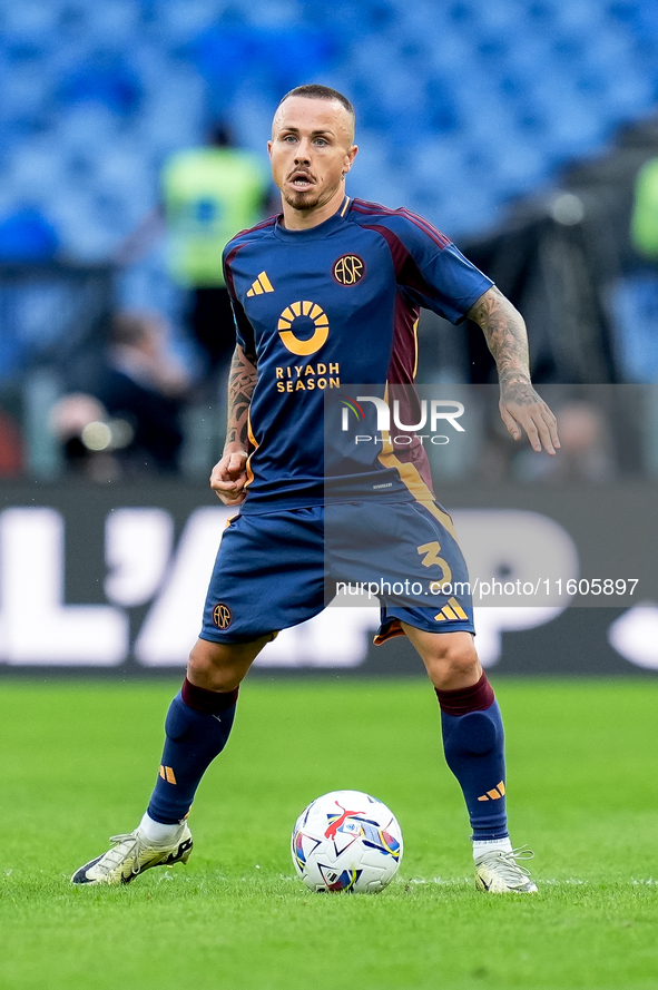 Angelino of AS Roma during the Serie A Enilive match between AS Roma and Udinese Calcio at Stadio Olimpico on September 22, 2024 in Rome, It...