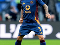 Angelino of AS Roma during the Serie A Enilive match between AS Roma and Udinese Calcio at Stadio Olimpico on September 22, 2024 in Rome, It...