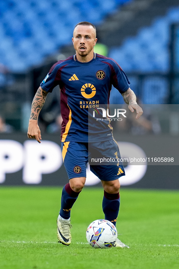 Angelino of AS Roma during the Serie A Enilive match between AS Roma and Udinese Calcio at Stadio Olimpico on September 22, 2024 in Rome, It...