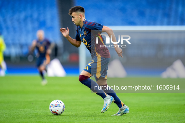 Stephan El Shaarawy of AS Roma during the Serie A Enilive match between AS Roma and Udinese Calcio at Stadio Olimpico on September 22, 2024...