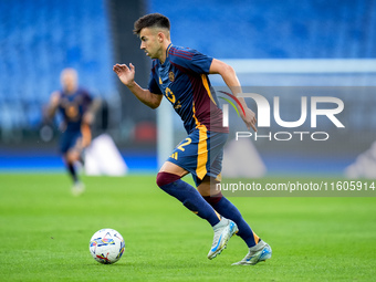 Stephan El Shaarawy of AS Roma during the Serie A Enilive match between AS Roma and Udinese Calcio at Stadio Olimpico on September 22, 2024...