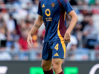 Bryan Cristante of AS Roma during the Serie A Enilive match between AS Roma and Udinese Calcio at Stadio Olimpico on September 22, 2024 in R...