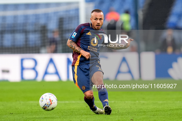 Angelino of AS Roma during the Serie A Enilive match between AS Roma and Udinese Calcio at Stadio Olimpico on September 22, 2024 in Rome, It...