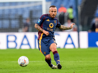 Angelino of AS Roma during the Serie A Enilive match between AS Roma and Udinese Calcio at Stadio Olimpico on September 22, 2024 in Rome, It...