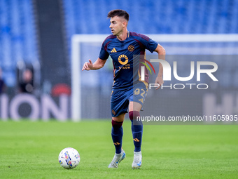 Stephan El Shaarawy of AS Roma during the Serie A Enilive match between AS Roma and Udinese Calcio at Stadio Olimpico on September 22, 2024...