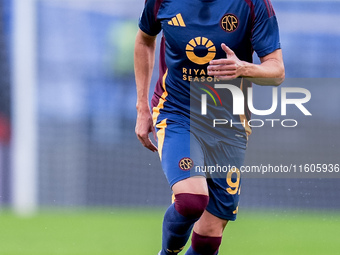 Stephan El Shaarawy of AS Roma during the Serie A Enilive match between AS Roma and Udinese Calcio at Stadio Olimpico on September 22, 2024...