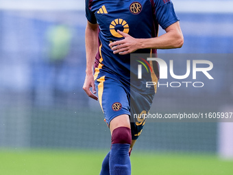 Stephan El Shaarawy of AS Roma during the Serie A Enilive match between AS Roma and Udinese Calcio at Stadio Olimpico on September 22, 2024...