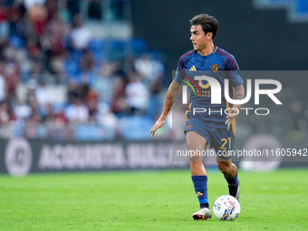 Paulo Dybala of AS Roma during the Serie A Enilive match between AS Roma and Udinese Calcio at Stadio Olimpico on September 22, 2024 in Rome...