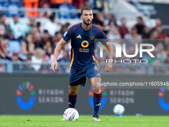 Bryan Cristante of AS Roma during the Serie A Enilive match between AS Roma and Udinese Calcio at Stadio Olimpico on September 22, 2024 in R...