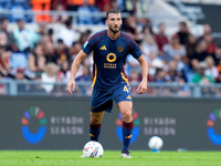 Bryan Cristante of AS Roma during the Serie A Enilive match between AS Roma and Udinese Calcio at Stadio Olimpico on September 22, 2024 in R...