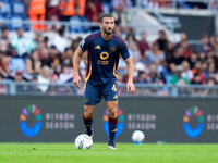 Bryan Cristante of AS Roma during the Serie A Enilive match between AS Roma and Udinese Calcio at Stadio Olimpico on September 22, 2024 in R...