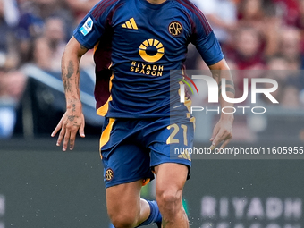 Paulo Dybala of AS Roma during the Serie A Enilive match between AS Roma and Udinese Calcio at Stadio Olimpico on September 22, 2024 in Rome...