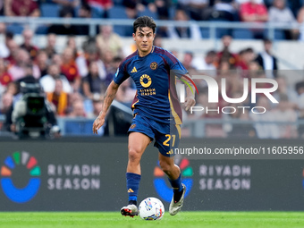 Paulo Dybala of AS Roma during the Serie A Enilive match between AS Roma and Udinese Calcio at Stadio Olimpico on September 22, 2024 in Rome...