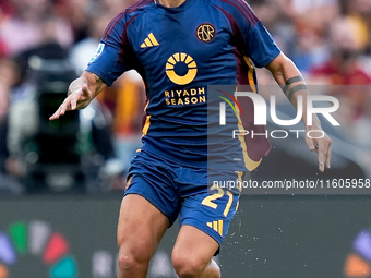 Paulo Dybala of AS Roma during the Serie A Enilive match between AS Roma and Udinese Calcio at Stadio Olimpico on September 22, 2024 in Rome...