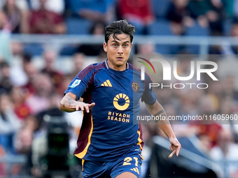 Paulo Dybala of AS Roma during the Serie A Enilive match between AS Roma and Udinese Calcio at Stadio Olimpico on September 22, 2024 in Rome...