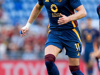 Artem Dovbyk of AS Roma during the Serie A Enilive match between AS Roma and Udinese Calcio at Stadio Olimpico on September 22, 2024 in Rome...