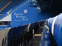 General view inside the stadium during the Carabao Cup Third Round match between Chelsea and Barrow at Stamford Bridge in London, England, o...