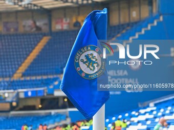 General view inside the stadium during the Carabao Cup Third Round match between Chelsea and Barrow at Stamford Bridge in London, England, o...