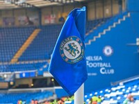 General view inside the stadium during the Carabao Cup Third Round match between Chelsea and Barrow at Stamford Bridge in London, England, o...