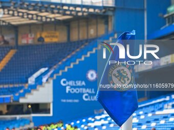 General view inside the stadium during the Carabao Cup Third Round match between Chelsea and Barrow at Stamford Bridge in London, England, o...