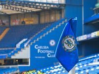 General view inside the stadium during the Carabao Cup Third Round match between Chelsea and Barrow at Stamford Bridge in London, England, o...