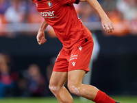 Abel Bretones of CA Osasuna is in action during the LaLiga EA Sports match between Valencia CF and CA Osasuna at Mestalla stadium in Valenci...