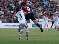 Gianluca Lapadula (#9 Cagliari Calcio) during the Italy Cup Frecciarossa match between Cagliari Calcio and US Cremonese in Italy, on Septemb...