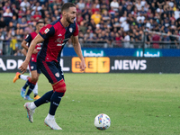 Paulo Azzi (#37 Cagliari Calcio) during the Italy Cup Frecciarossa match between Cagliari Calcio and US Cremonese in Italy on September 24,...