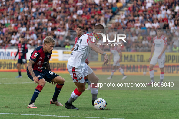 Antonov (US Cremonese) during the Italy Cup Frecciarossa match between Cagliari Calcio and US Cremonese in Italy, on September 24, 2024 